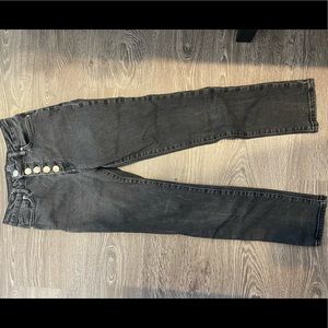 BDG girlfriend high rise grey jeans